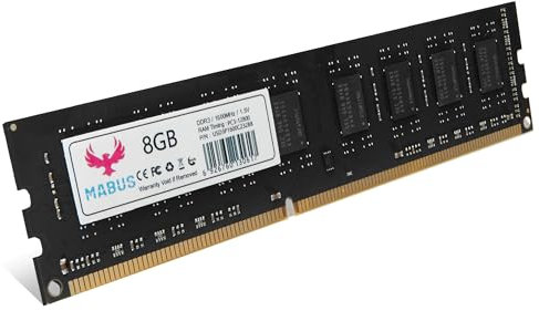 MABUS - Memoria RAM DDR3 8GB 1600MHz UDIMM para PC de Escritorio (PC3-12800)