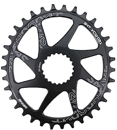 DJC Direct Mount Kettenblatt rund oval für Shimano M6100 M7100 M8100 M8130 M9100 M9120 MT900 XTR SLX (Oval, 28T)