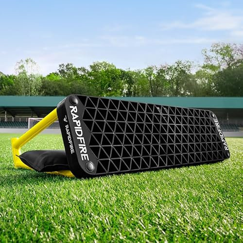 FORZA RapidFire Wave Fußball-Rebound-Board | Ultra-robuster, wendbarer Rebounder mit 4-in-1-Design – Ideal für eine Vielzahl von Pass- und Schussübungen [Standard- oder XL-Größe] (XL)
