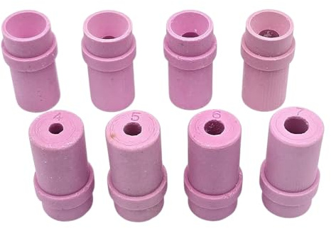 HERO Sandstrahldüse Keramikdüsen 8-Teilig 4/5/6/7mm Sandstrahlen Ersatzdüsen für Sandstrahlpistole Sandstrahler Düsen Keramikdüse Ersatzdüse Sandstrahl Düse Sandstrahldüsen Keramik Sandstrahlwerkzeuge