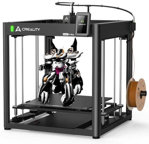 Creality Ender 5 Max 3D Printer, 700mm/s Max Printing Speed Large 3D Printer Build Volume 15.75x15.75x15.75 inch, Auto Leveling 300℃ High Temp Precise Linear Rail Dual Z Axis