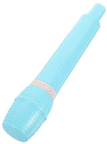 Sosoport Microphone Simulé pour Garçon Fille Accessoire de Fête pour Garçons et Filles pour Karaoké et Performances Scéniques Couleur Légèrement Compact