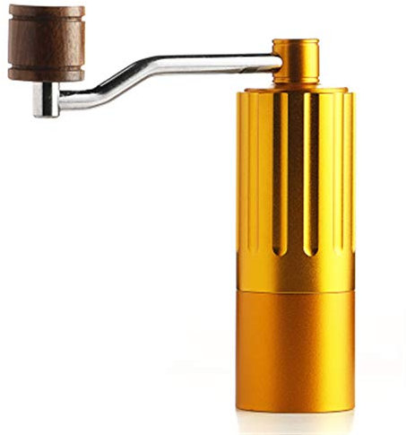OZBME Molinillo de café Manual Vintage portátil para el hogar, para Granos de Especias (Color: Dorado, tamaño 12 g) (Dorado)