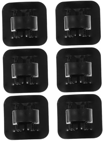 VANZACK 6pcs Aluminum Alloy Bike Cable Clips C-clips Hose Guide Clamps for Mountain Road Bicycles Brake Line Holders for Efficient Cable Management and Aerodynamic Performance