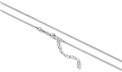 LillyMarie Hochwertige Verstellbare Schlangenkette Aus Silber 925 Mit Rhodinierung Für Damen