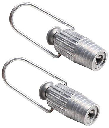 Lankater 2pcs Métal Corde À Linge Tendeur pour Poulies Vêtements Fixes Lines Vêtements Poignées Accessoires Ménagers