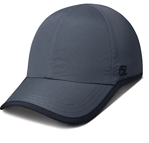 GADIEMKENSD Mens Hats Baseball Cap UPF 50+ Sun Quick Dry Lightweight Breathable Trucker Hat Outdoor Hiking Fishing Run Golf Sports Dad Mesh Hats Quick Drying A Go Running Hats for Women Men Dark Gray