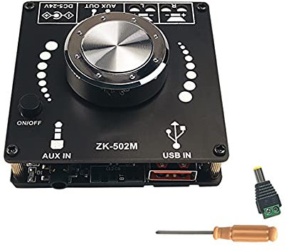 DollaTek ZK-502M Audio Mini 2.0 Stereo 50W + 50W Bluetooth Digitalverstärkermodul 50W * 2 AMP Amplificador Heimkino AUX USB