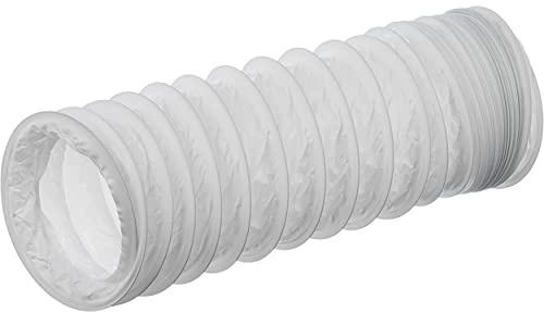 LIRAST Ø 125mm / 1m Lüftungsschlauch - PVC Flexschlauch - Abluftschlauch für Klimaanlage Wäschetrockner Abzugshaube