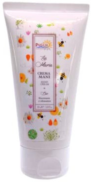 Puglia Cosmesi Crema Mani 50ml lenitiva e idratante - Crema mani per pelle secca e screpolata - Antirughe naturale cicatrizzante