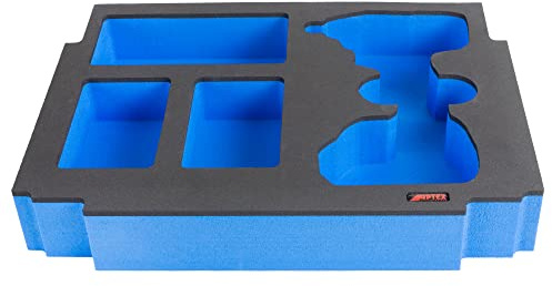 APTEX Schaumeinlage passend für Makita Akku-Schlagschrauber DTD 152 für MakPac Gr. 1-3