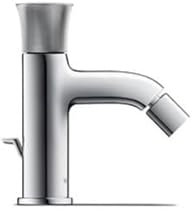 Duravit Bidet-Einhebelmischer White Tulip m Zugst.-Ablaufgarn., Ausl. 111mm, chrom