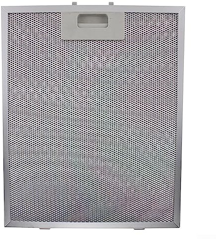 RANRAO Cooker Hood Replacement, 5-Layer Aluminum Mesh Hood Metal Vent Grease Filter, Metal Mesh Grease Filter 320 x 260 mm for Cooker Hood/Extractor Fan Vent