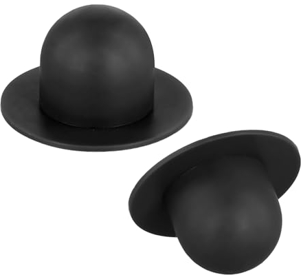 2pcs Replacement Pool Plugs for Above Ground Pool, Pool Wall Plug Filter Pump Strainer Hole Stopper Compatible with Intex and Bestway 28270 28271 28272 28273 26700 (Black)