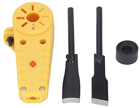 Natudeco Cincel para trabajar la madera Cincel para tallar madera de acero inoxidable Amoladora angular Cincel eléctrico Herramientas para trabajar la madera para pulir Esmerilar