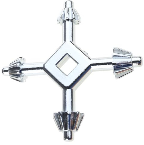 Fluxioxtna Portabrocas universales 4 en 1 para apretar y aflojar portabrocas multifunción herramienta de perforación llave