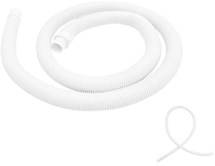 Lurrose Water Supply Line Hose Extension for Washing Machine Long Drain Hose Clamp for Kitchen Bathroom