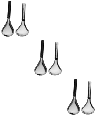 Zerodeko 3 Set Strumenti Per Rimuovere Torsolo Della Scavino Acciaio Inossidabile Con Ergonomico E Denti Seghettati Per Cucina E Preparazioni Frutta 2 Pezzi*3