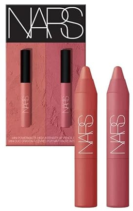 NARS Mini Powermatte Lip Pencil Duo Set, Dolce Vita and Take Me Home, 2 Piece