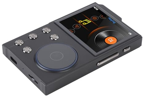 Yechiry Lettore Musicale HiFi, Lettore MP3 DSD DAC FLAC Senza Perdite, Portatile HD da 2,4 Pollici con Suono di Alta qualità, Ideale per l'ascolto in Viaggio