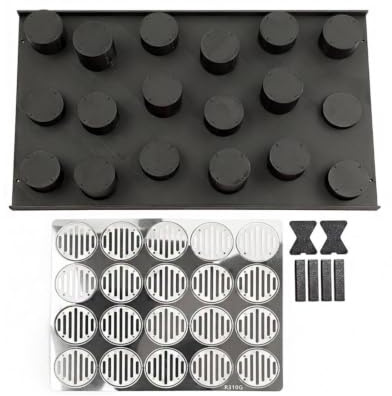 perfeclan Obstáculo para Vehículo Todo Terreno Pista para RC Módulo de Escalada con Textura de Agarre y Altos en Petg y Acero Inoxidable con Completos Adecuado para Entrenamiento Garaje Exposición