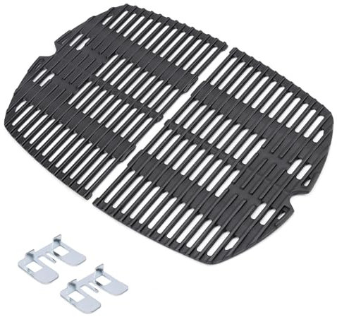 GFTIME 53,98 cm x 38,74 cm 7645 Rejilla Piezas de Repuesto Parrilla para Weber Q200 Q220 Q2000 Q2200 396000 396001 396002 566002 53060001 54060001 69956 (7645 Rejilla)