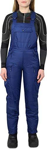 normani Damen Softshell Ski und Snowboardhose mit Hosenträgern Farbe Navy Größe S
