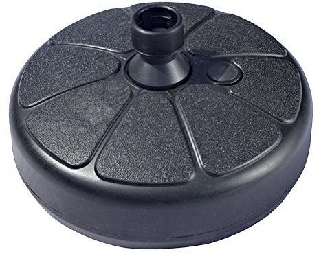 VORCOOL Plastic Parasol Umbrella Base Water Sand Fillable Beach Umbrella Stand for Outdoor Patio Yard Garden (Black)