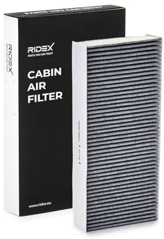 RIDEX 424I0286 Innenraumfilter Pollenfilter Aktivkohlefilter Höhe: 48 Breite: 176 Länge: 376 Kompatibel mit CITROËN JUMPY Kasten, FIAT Scudo 270, 272, PEUGEOT EXPERT Kasten VF3A, VF3U, VF3X