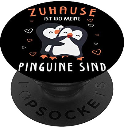 Zuhause ist wo meine Pinguine sind Südpol Pinguin Antarktis PopSockets mit austauschbarem PopGrip