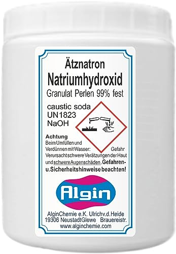 Ätznatron Natriumhydroxid NaOH 1kg Dose