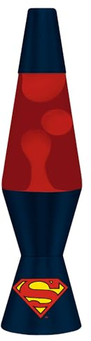 ARDITEX SU16254 Lampada di Lava 9 x 9 x 36 cm di WARNER BROSS-Superman