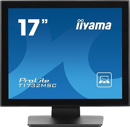 Iiyama Prolite T1732msC-B1sag, 43,2cm (17''), Projected Capacitive, 10 Tp, Kit (usb), Schwarz Touchmonitor (5:4), 43,2 Cm (17''), Projected Capacitiv