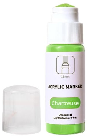 Graffiti-Marker | Graffiti-Stift 18 mm Spitze auf Wasserbasis – Permanente Tinte für Wände, Leinwand, Metall, Glas, Papier, Holz, Mop Graffiti Marker
