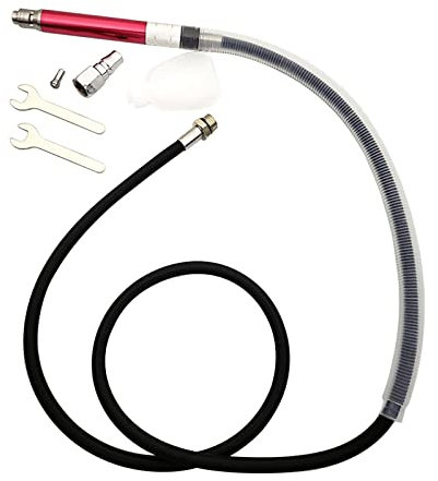 Drucklufthammer-Kit Schleifen Polieren Professionelle Gravur Micro Air Grinder Set Schneiden Bleistift Fräsen Handpneumatisches Elektrowerkzeug mit Schraubenschlüssel