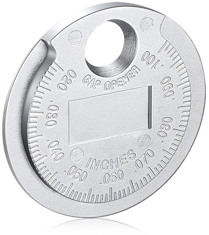JNNJ Stecker Lücken Messgerät Werkzeug Zündkerzen, Messwerkzeug Für Zündkerzenspaltlehre, Zündkerzenspaltmessgerät Messwerkzeug Draht, Zink-Legierung Typ Automotive Zündkerze Gap Gauge Messwerkzeug