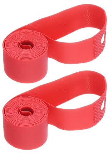 sourcing map 2pcs Bicycle Rim Strip 20 x 20mm PVC Bike Tire Liner Bicycle Wheel Rim Tape Inner Tube Tape Anti-Scratched Guard Cushion Pad Protector for Road MTB Mountain Bike