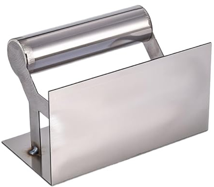Paleta de esquina de acero inoxidable para bordes lisos de pared, mango ergonómico para un agarre cómodo, herramienta de construcción profesional, herramienta de enlucido de esquinas