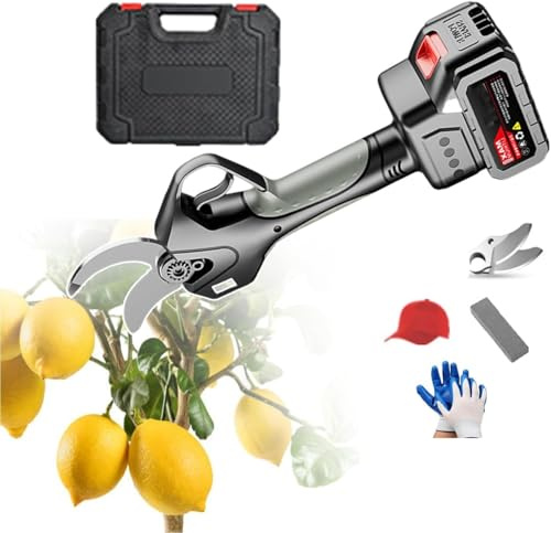 cesoie elettriche, Forbici da potatura elettriche, cesoie e forbici da potatura, cesoie da giardino con batteria e lame da 45 mm di diametro di taglio