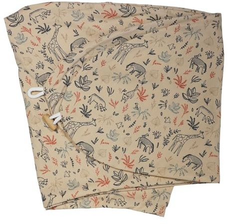HOBEA-Germany Stillkissenbezug für Stillkissen 190cm Designs (Safari beige)