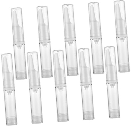 Mobestech 10 Pcs Bouteilles Distributeurs de Sérum Oculaire sous Vide pour Voyage et Usage Quotidien Bouteilles de Stockage Vides pour Lotions et Sérums
