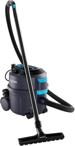 Nilfisk VP300 HEPA Basic Gewerbestaubsauger - 800W Profi-Staubsauger, 10L Beutel, HEPA H13 Filter, 32 l/s Luftstrom - Industriestaubsauger für Büro & Gewerbe, Schwarz [Modell 107421144]