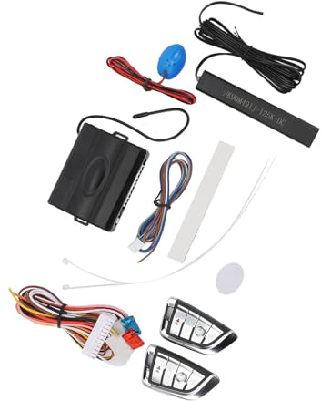 AKLOSIPY di Allarme Antifurto per Auto da 12 V di Ingresso Passivo Senza Chiave PKE per Veicoli a Carburante da 12 V - Sicurezza Avanzata con Rilevamento Automatico e funzionalità Remota