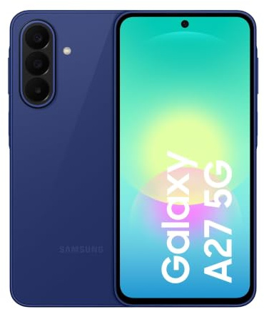 Samsung Galaxy A27 5G 128GB Teléfono Móvi con IA, Azul, Garantía 3+1 Años