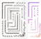 GLOBLELAND Silikonstempel Spitze Klare Stempel Ecke Transparente Stempel Spitze Clear Stamps für Kartenherstellung und DIY Scrapbooking Dekor