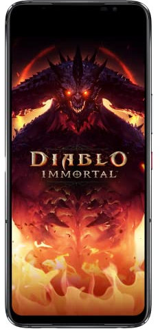 Asus ROG Phone 6 5G Smartphone (16+512GB, 6,78 FullHD+ 165Hz AMOLED Display, Snapdragon™ 8+ Gen1, Triple Kamera 50MP, 6000mAh Akku), Diablo Immortal Edition mit exklusivem Zubehör, Hellfire Red