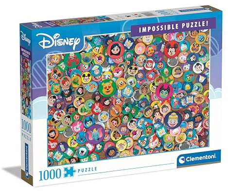 Clementoni Disney Classic Puzzle 1000 Teile Erwachsene - Disney Puzzle Erwachsene in 70 x 50 cm - Puzzle Erwachsene anspruchsvoll von Clementoni 39830