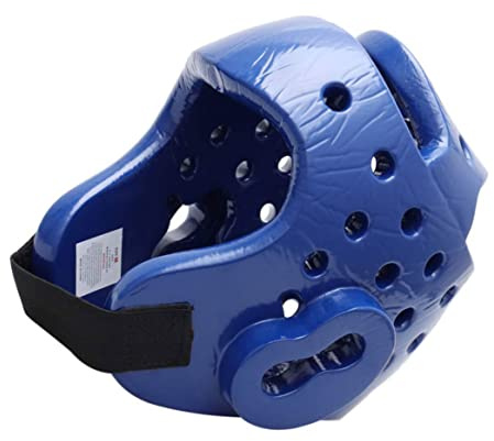 Casque de Boxe Casque de Kickboxing Équipement de Protection d'entraînement de Combat pour Enfant Adulte Bleu M Casque de Kickboxing Casque de Boxe Enfant Casque de Sparring Casque de Boxe