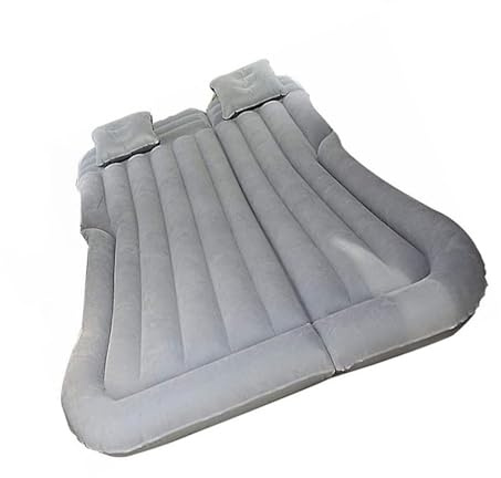 Colchones aire Coche Cama Aire Automóvil, Almohadilla Dormir Portátil Universal Cama Viaje Hogar SUV Colchón Aire Inflable Automóvil, Cama Acampar Con Almohadas Con Bomba De Aire Eléctrica