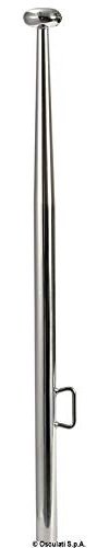 Flaggenstock Fahnenmast aus Edelstahl für 25 mm Flaggstockhalter Länge 62cm